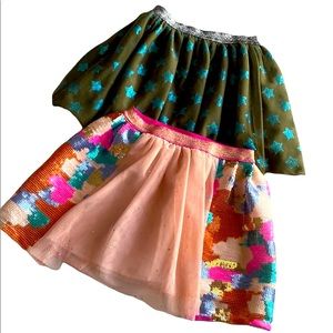 Two Cat & Jack girl’s skirts Size 4/5 and Size 5